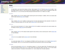 Tablet Screenshot of joewing.net